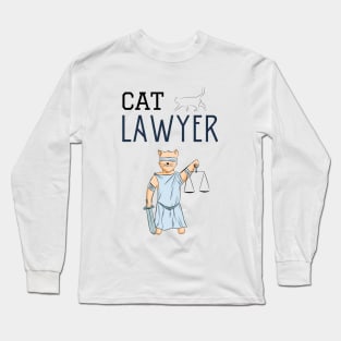 Cat lawyer Long Sleeve T-Shirt